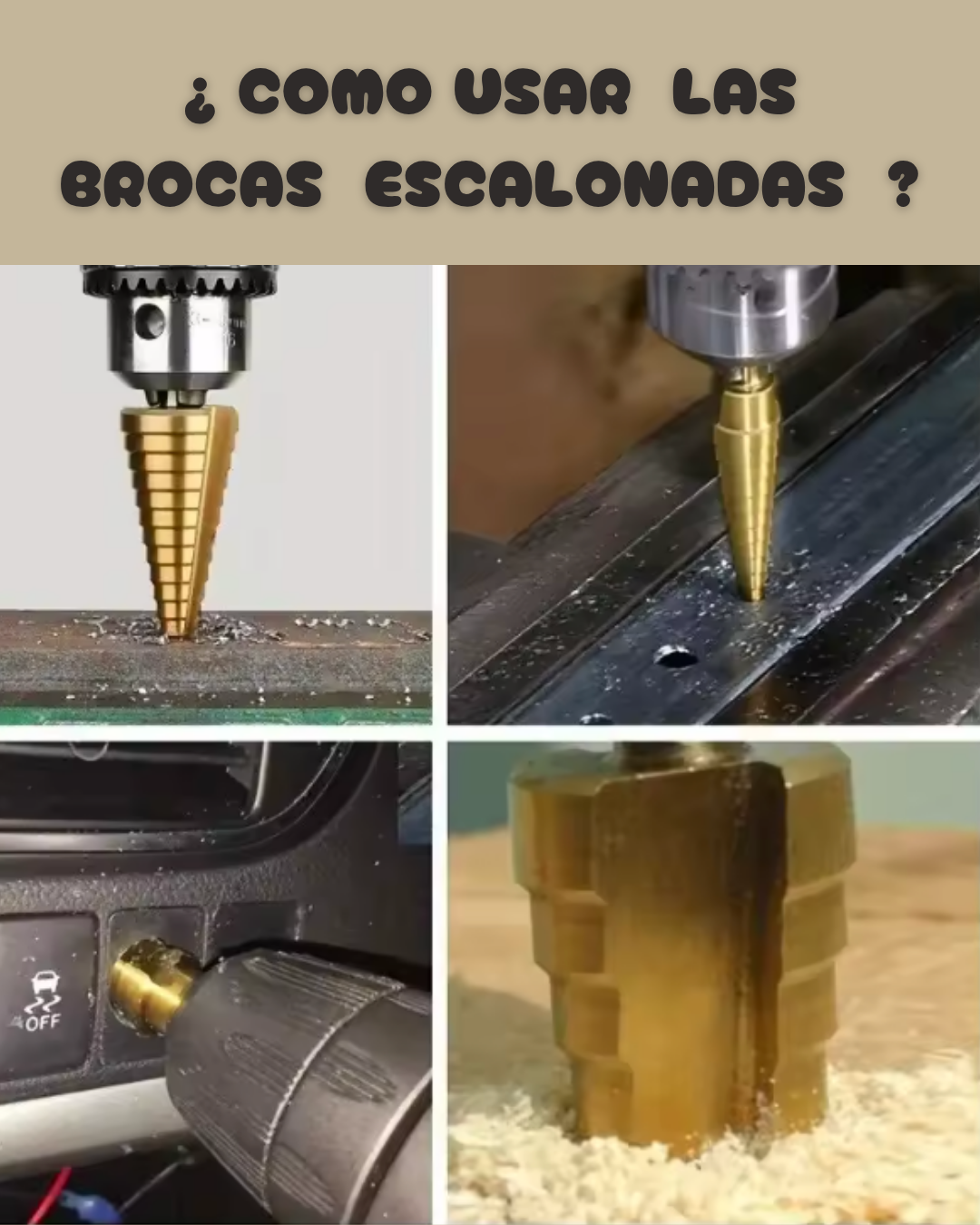 Kit de Brocas Escalonadas