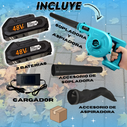 Sopladora y Aspiradora 48v