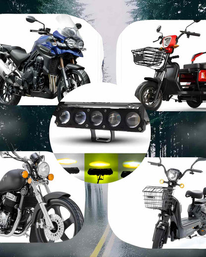 Faros Led Potente Ambar 2 en 1