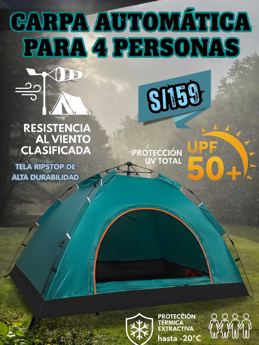 Carpa Automática Impermeable 4P